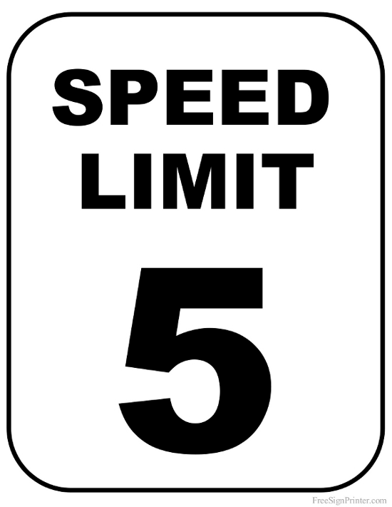 Campus Speed Limit